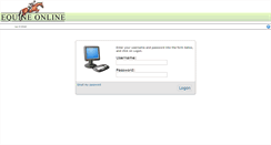 Desktop Screenshot of equineonline.janison.com