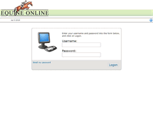 Tablet Screenshot of equineonline.janison.com
